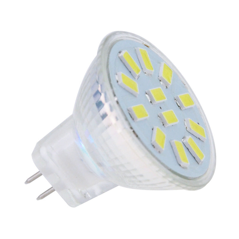 LED Glass Light Cup MR11 SMD2835 - 12V AC/DC LED Mini Spotlight