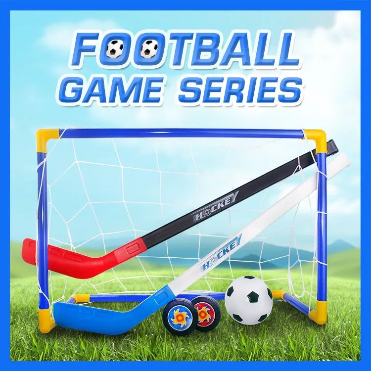 Children's Indoor and Outdoor Plastic Soccer Goal Set - DIY Sports Toy Football Frame