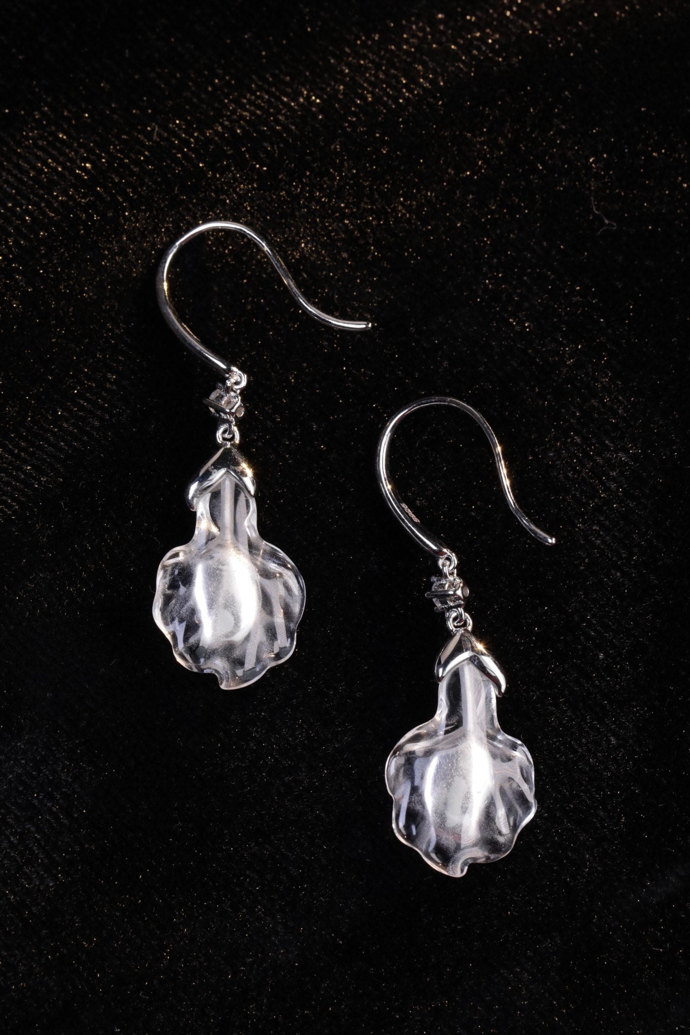 Love Earrings S925 Silver Jade