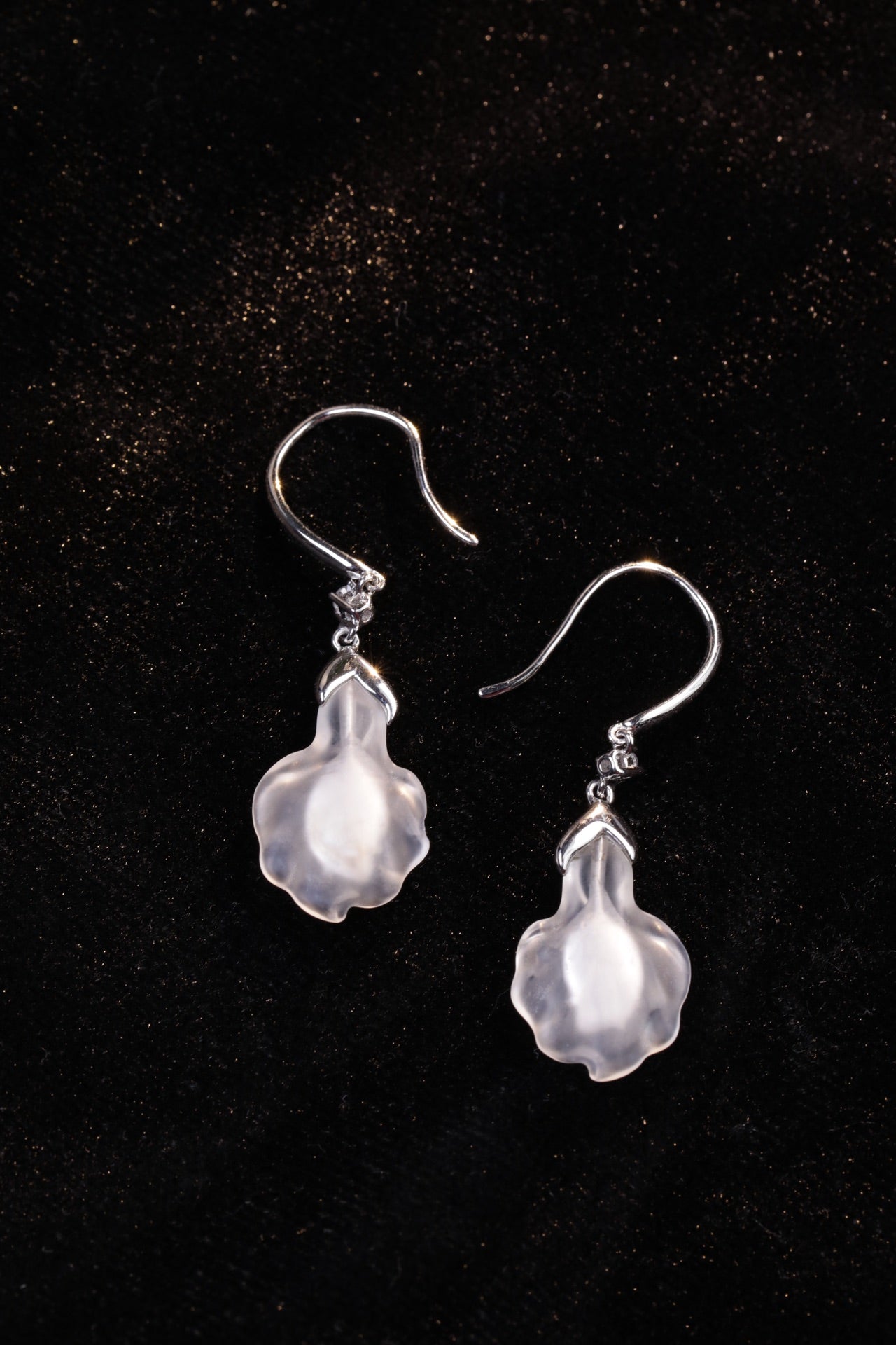 Love Earrings S925 Silver Jade