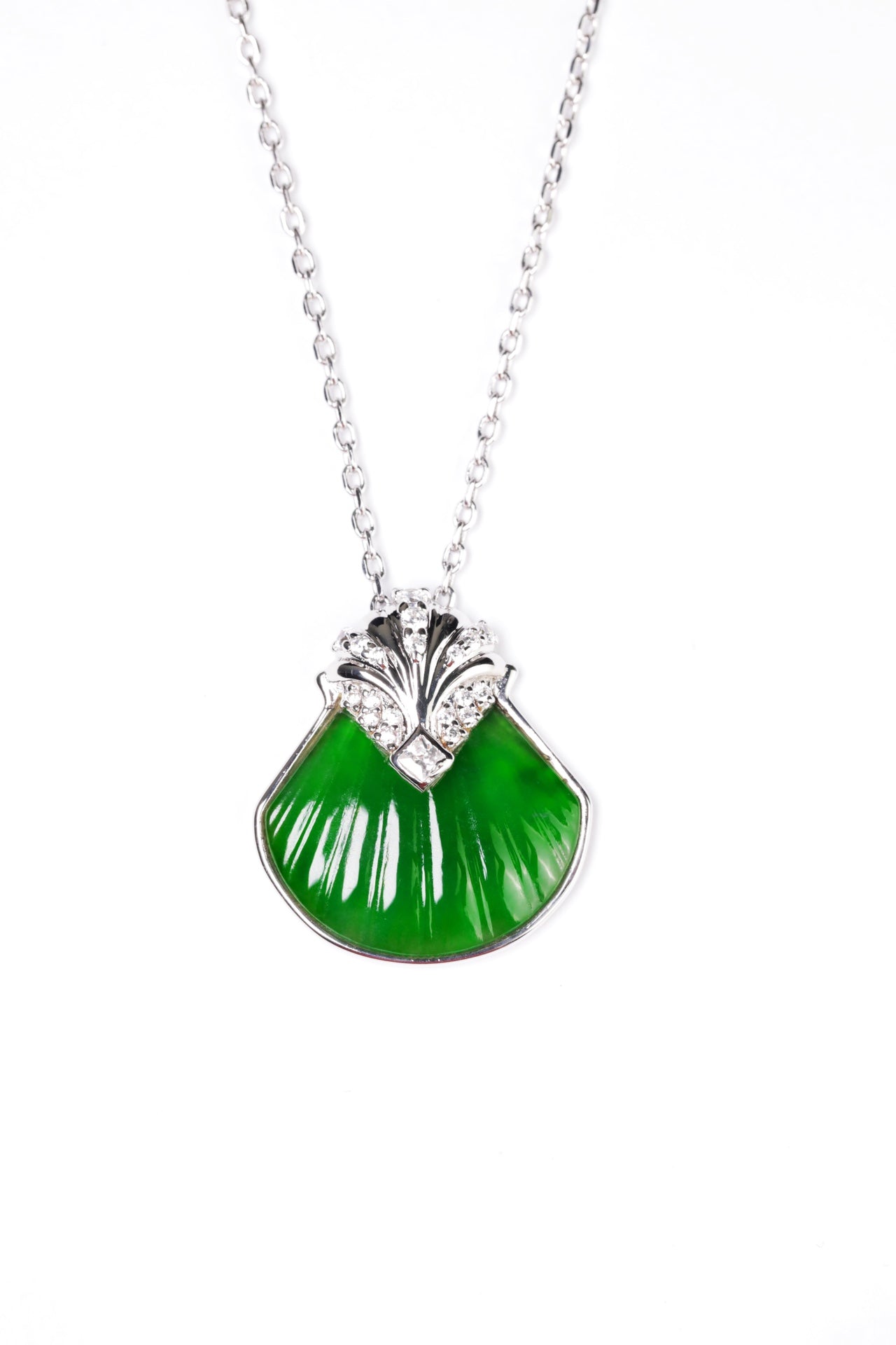 Tidal Reverie Necklace S925 Silver Jade