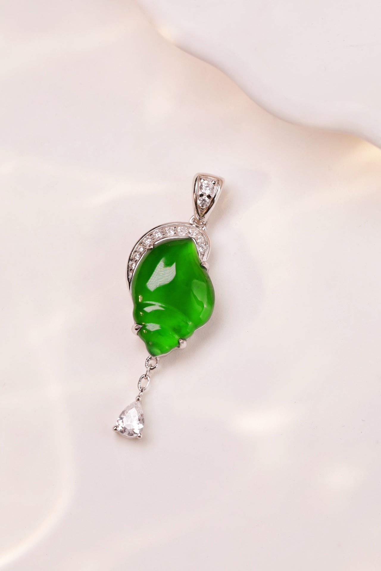 Sea Pendant S925 Silver Jade