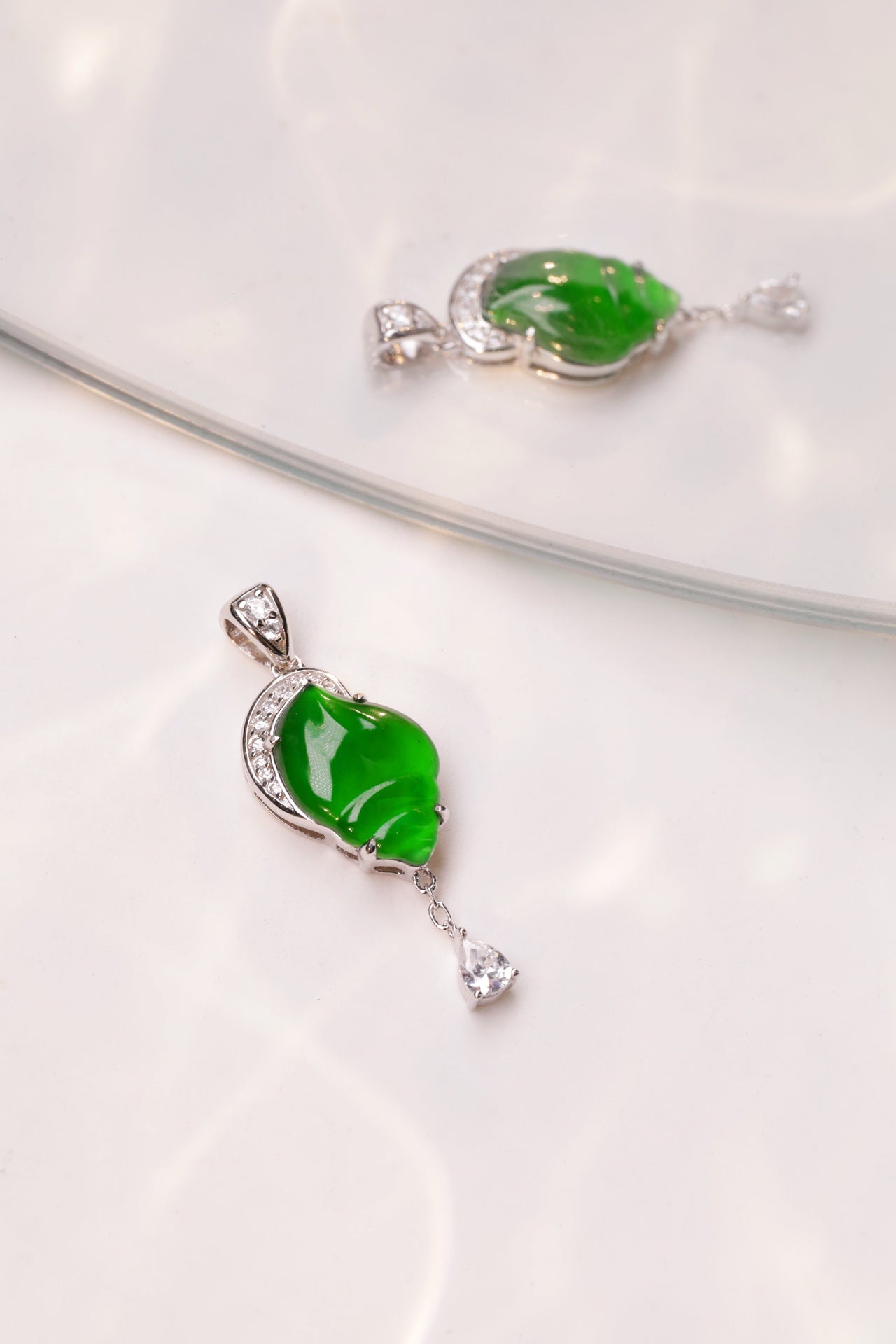 Sea Pendant S925 Silver Jade