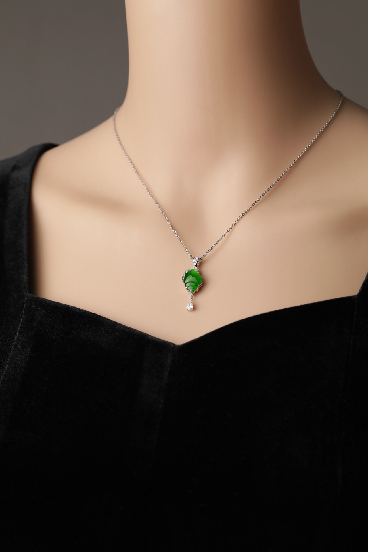 Sea Pendant S925 Silver Jade