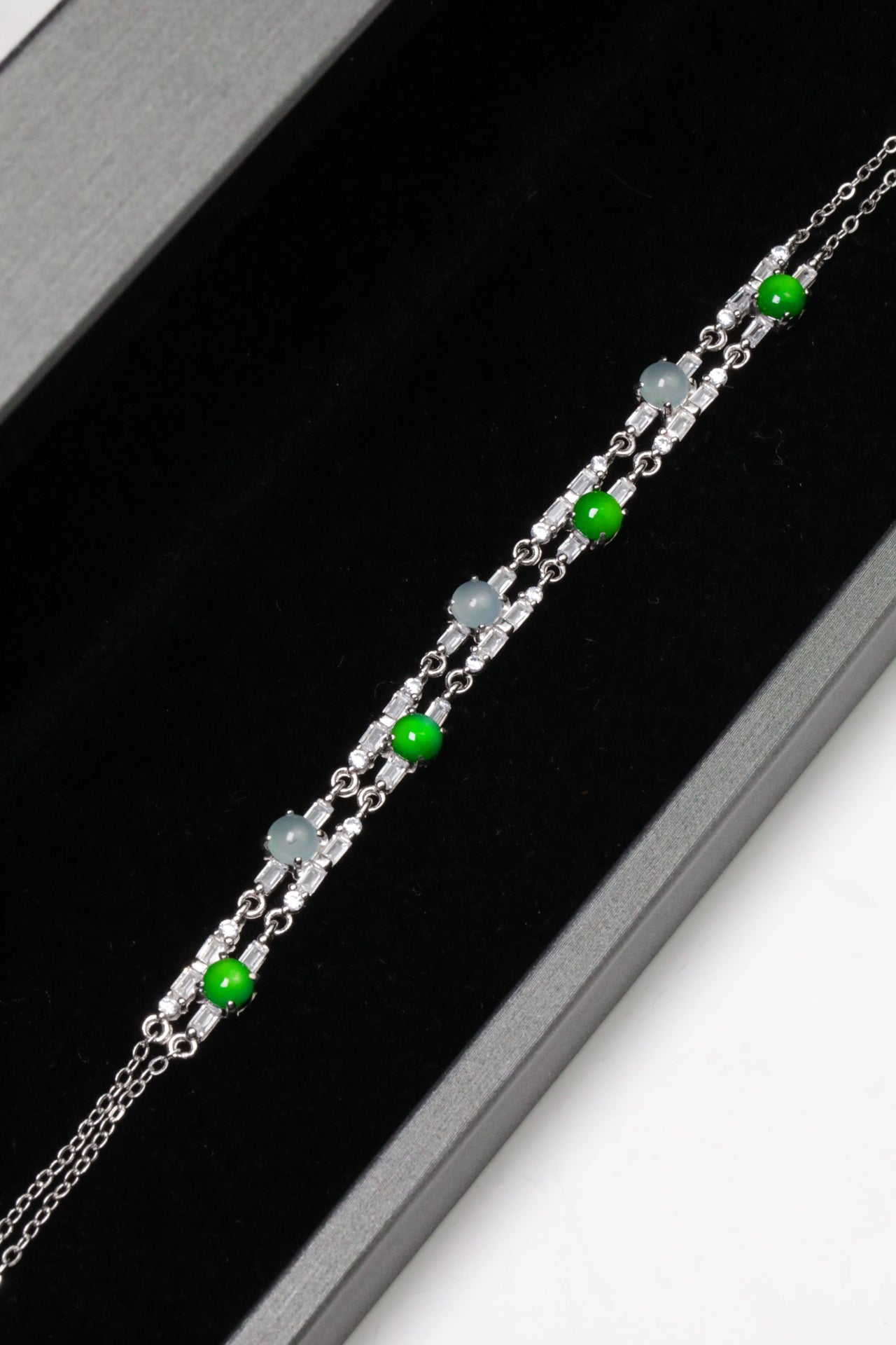 Soul Bond Bracelet S925 silver jadeite