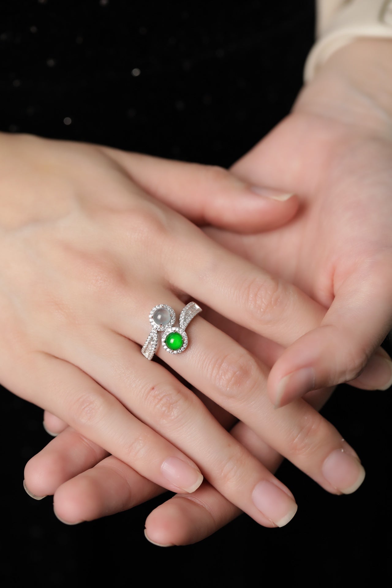 Dream Ring Ring S925 silver jade