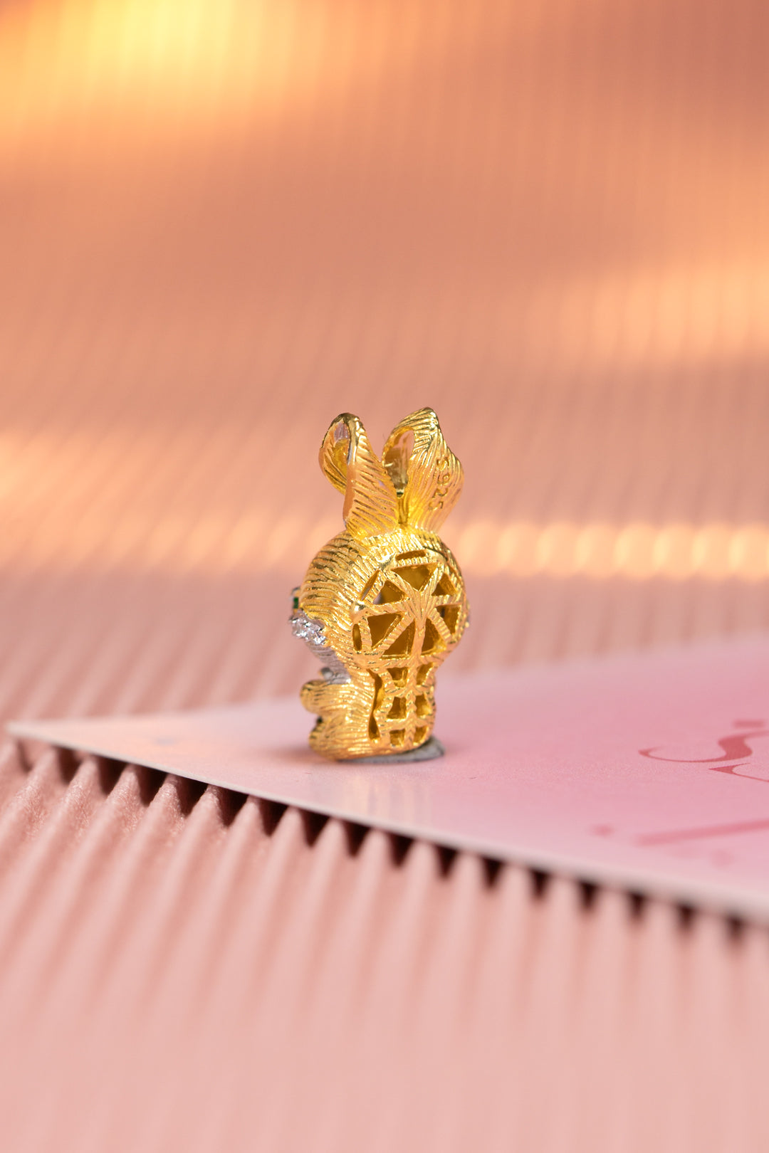 Rabbit Pendant S925 Silver Jade