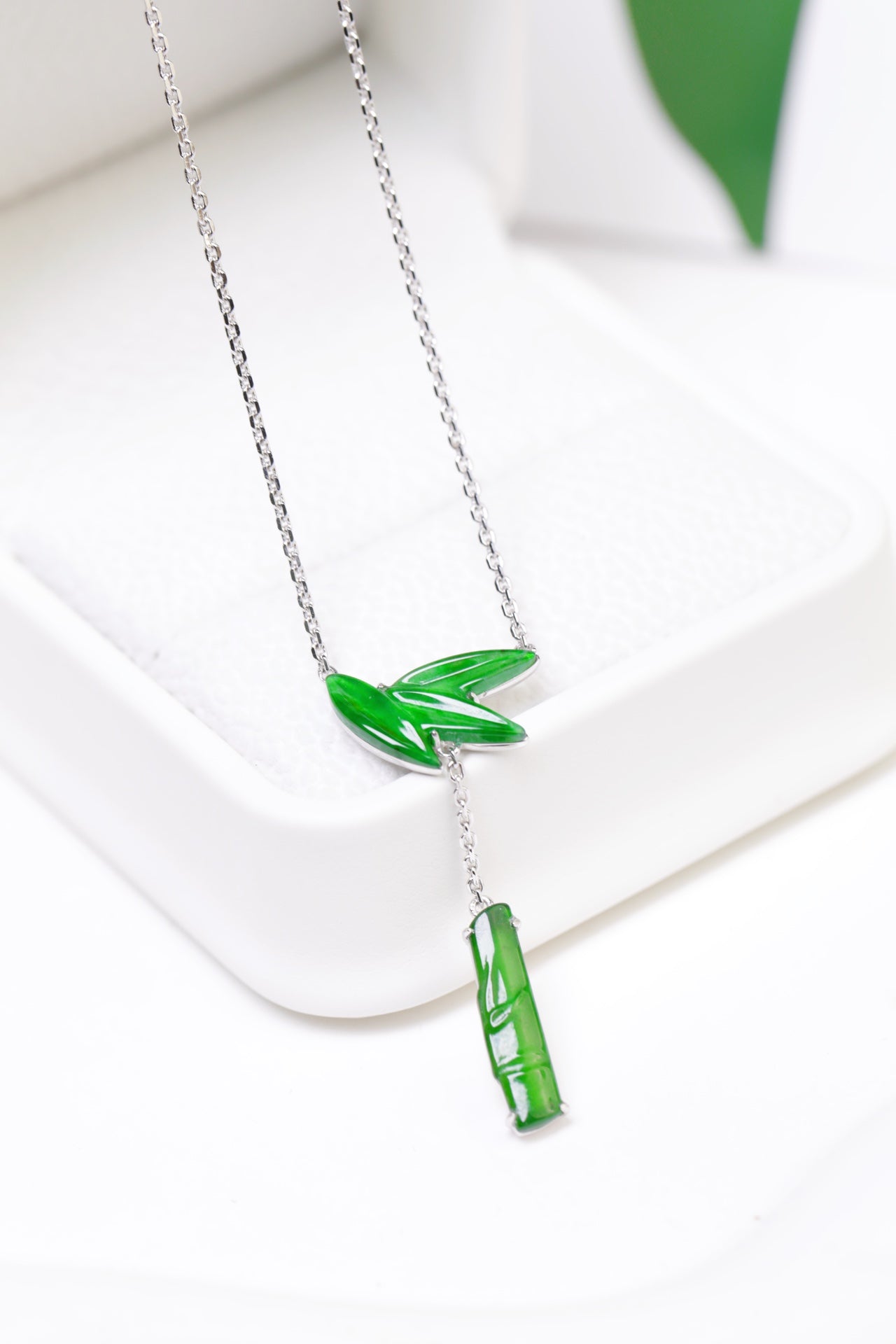 Zhizhu Necklace S925 Silver Jade