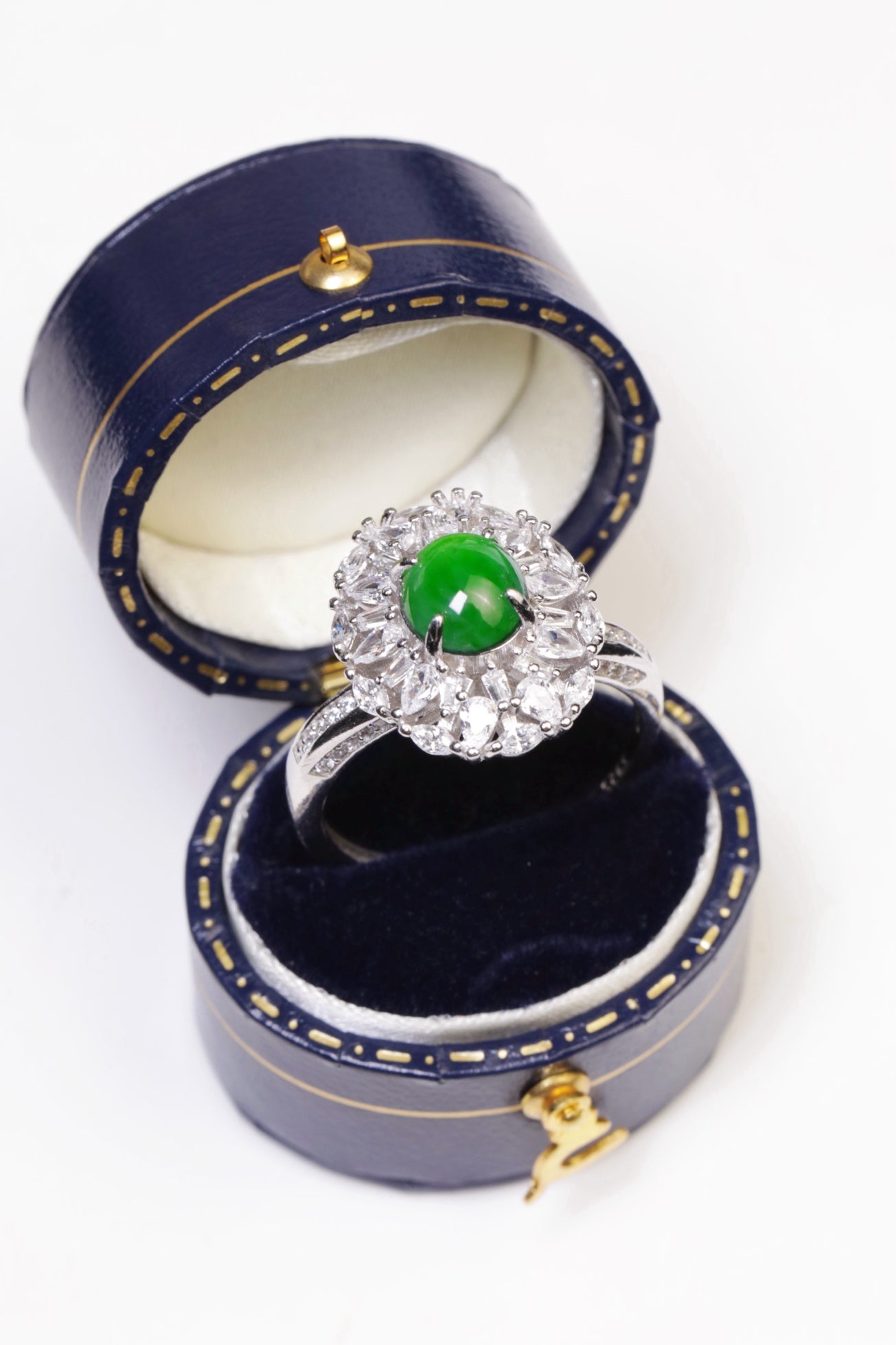 Melody of Love Ring S925 silver jade