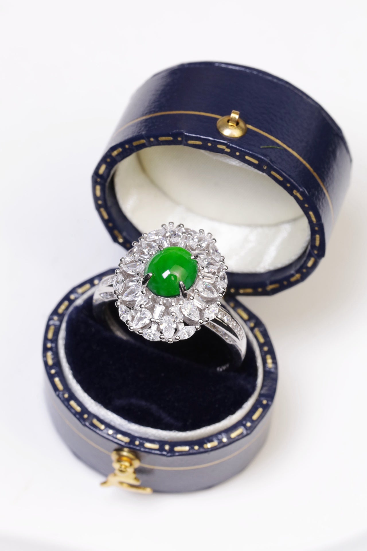 Melody of Love Ring S925 silver jade