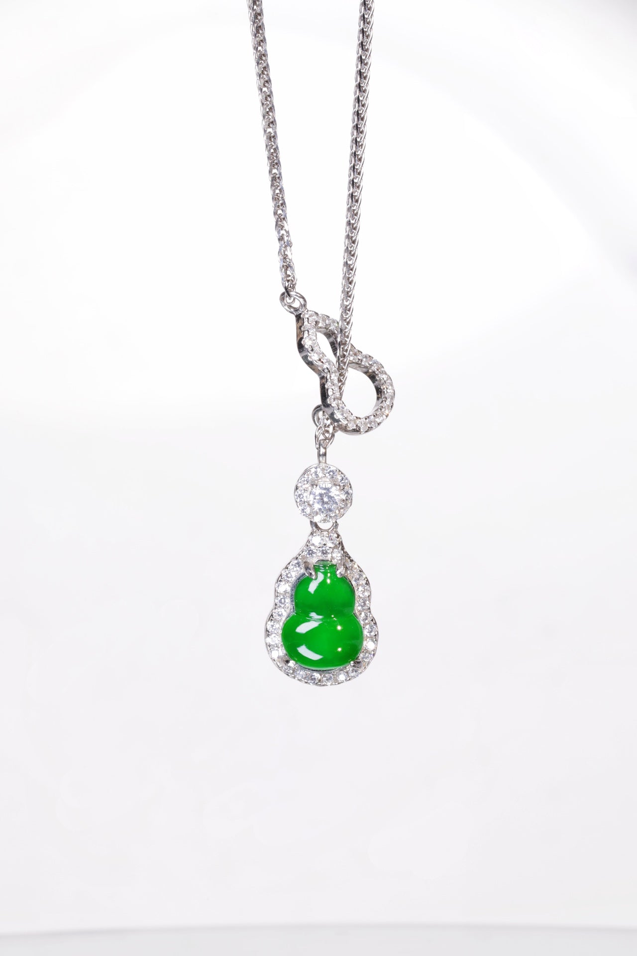 Gourd Necklace S925 Silver Jade