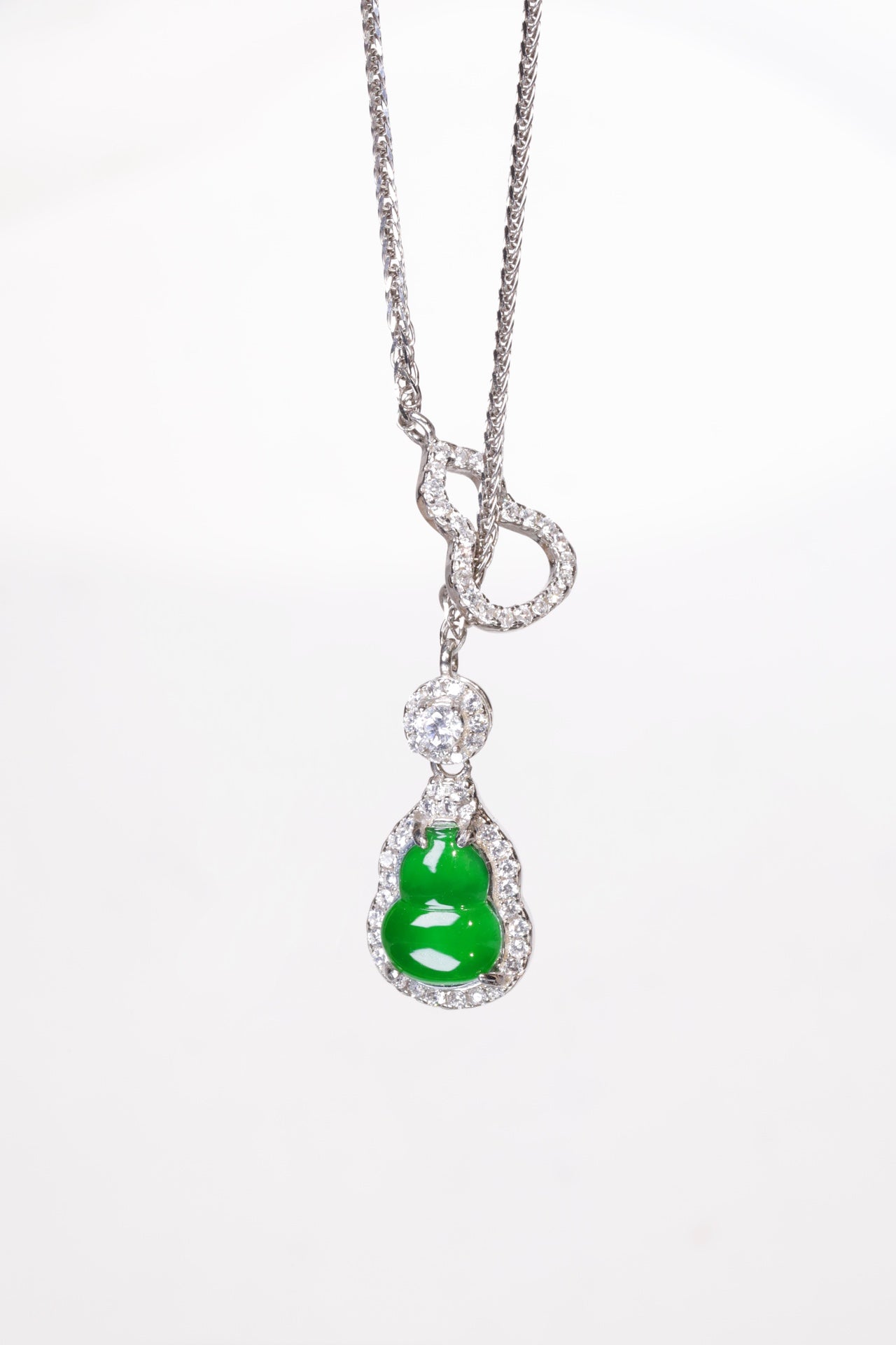 Gourd Necklace S925 Silver Jade