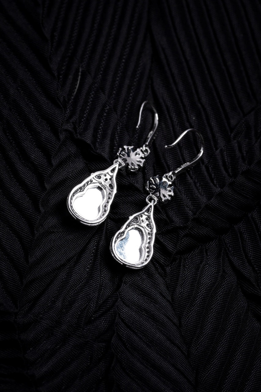 Gourd Earrings S925 Silver Jade