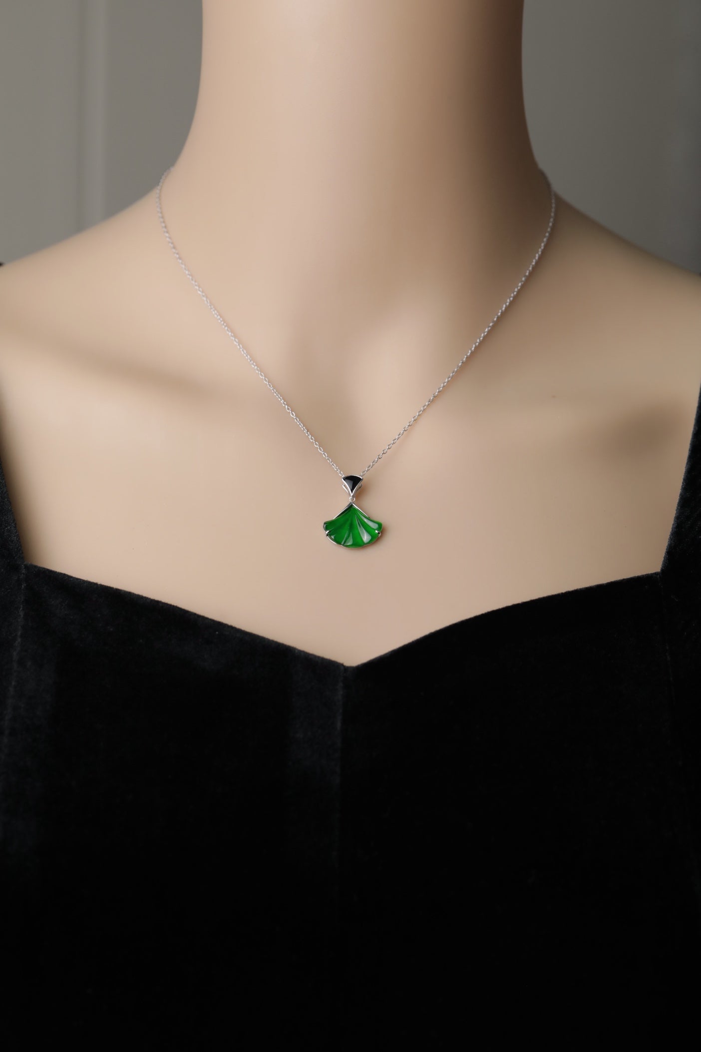 Xingyun Necklace S925 Silver Jade