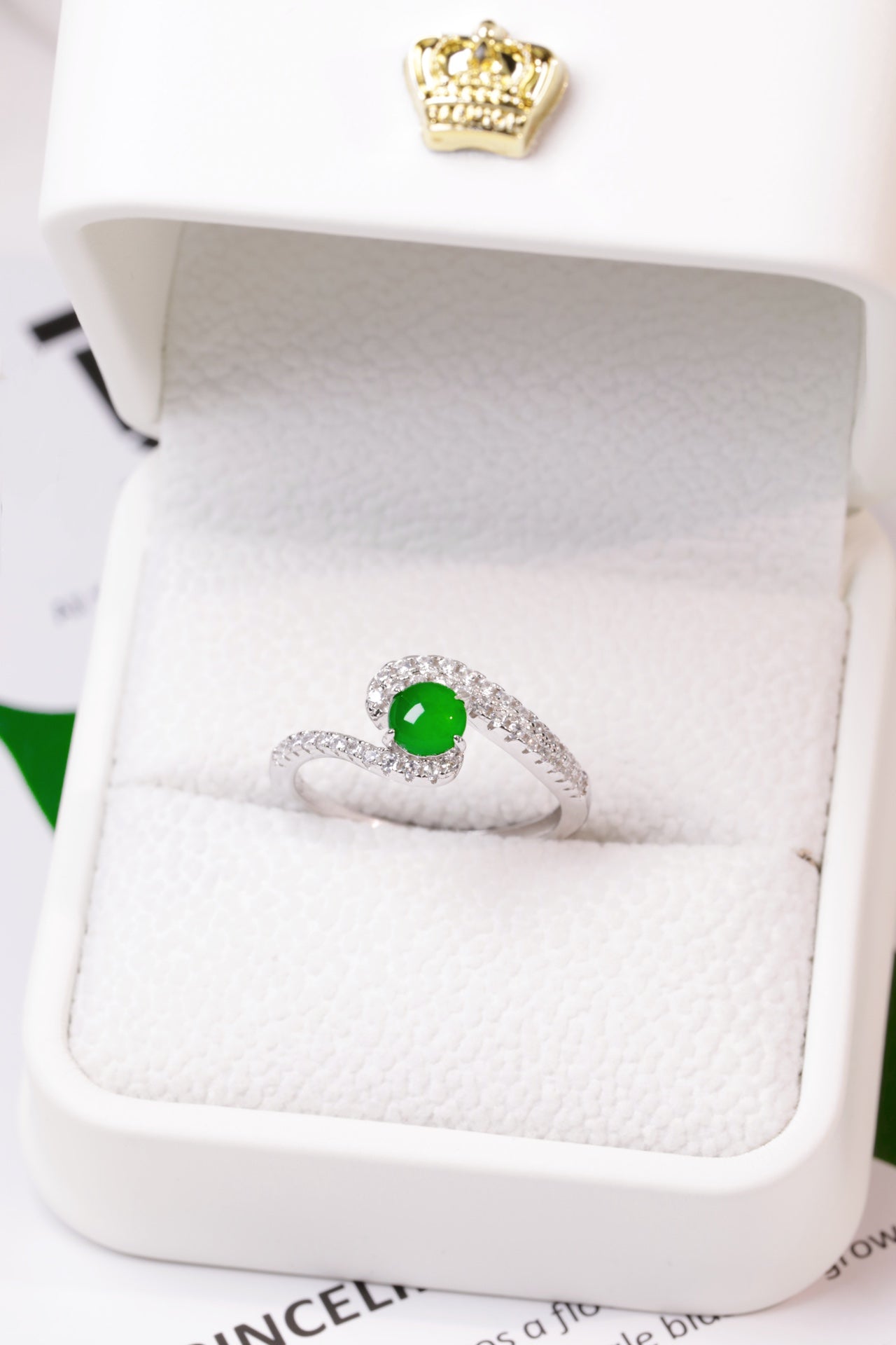 First Love Ring S925 silver jade