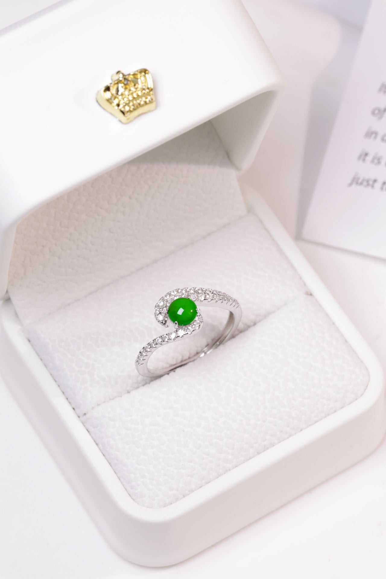 First Love Ring S925 silver jade