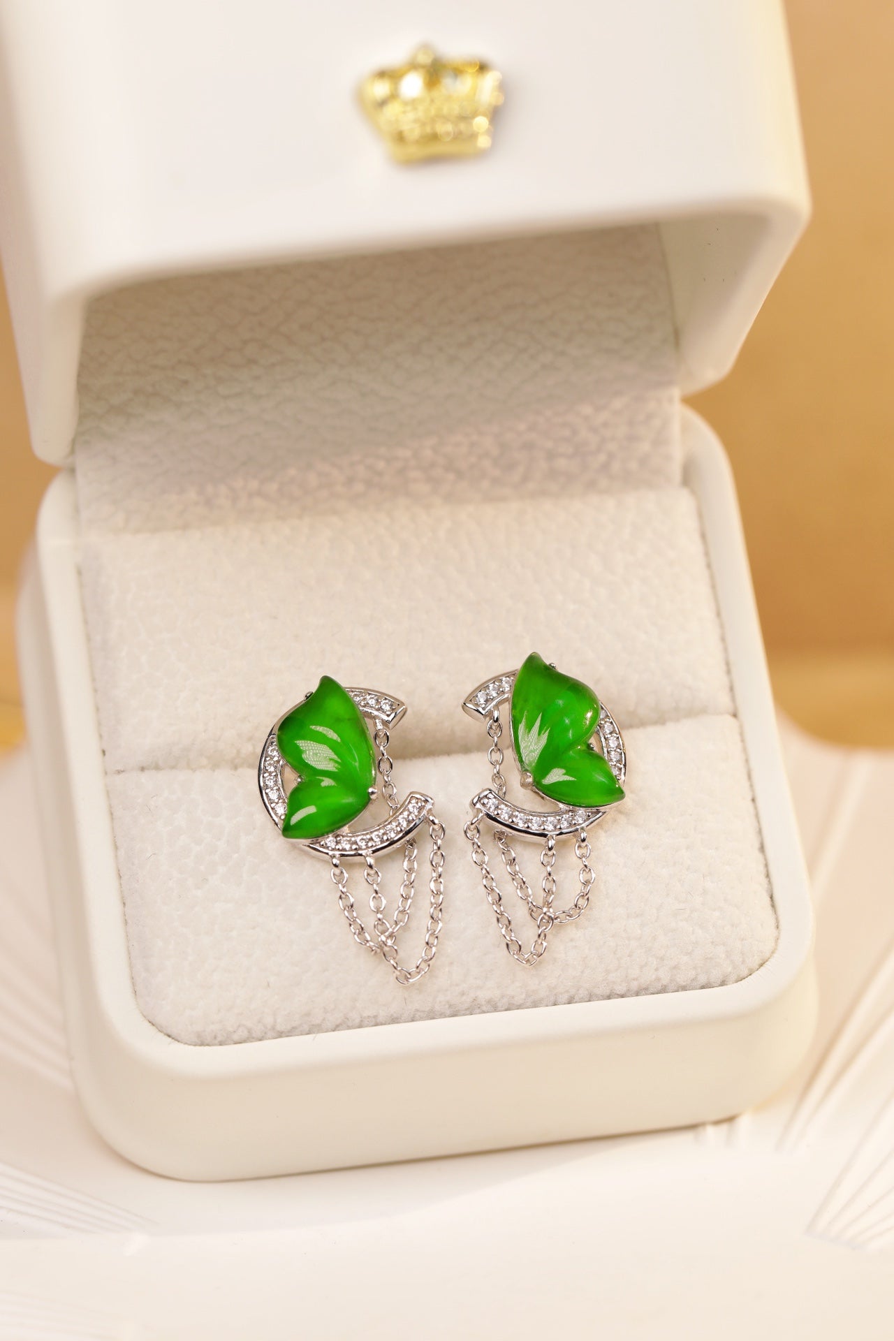 Butterfly Surround Stud Earrings