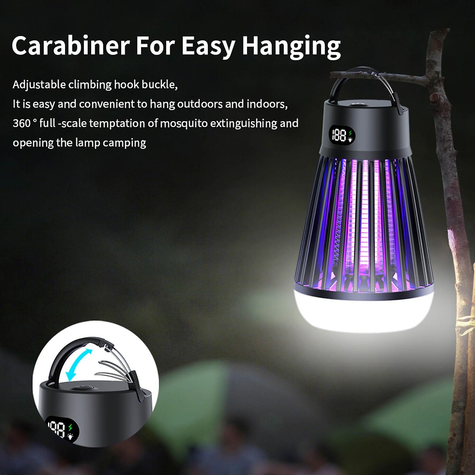 Multifunctional Mosquito Killer Lamp - Portable Electric Insect Zapper & Camping Lantern for Indoor and Outdoor Use