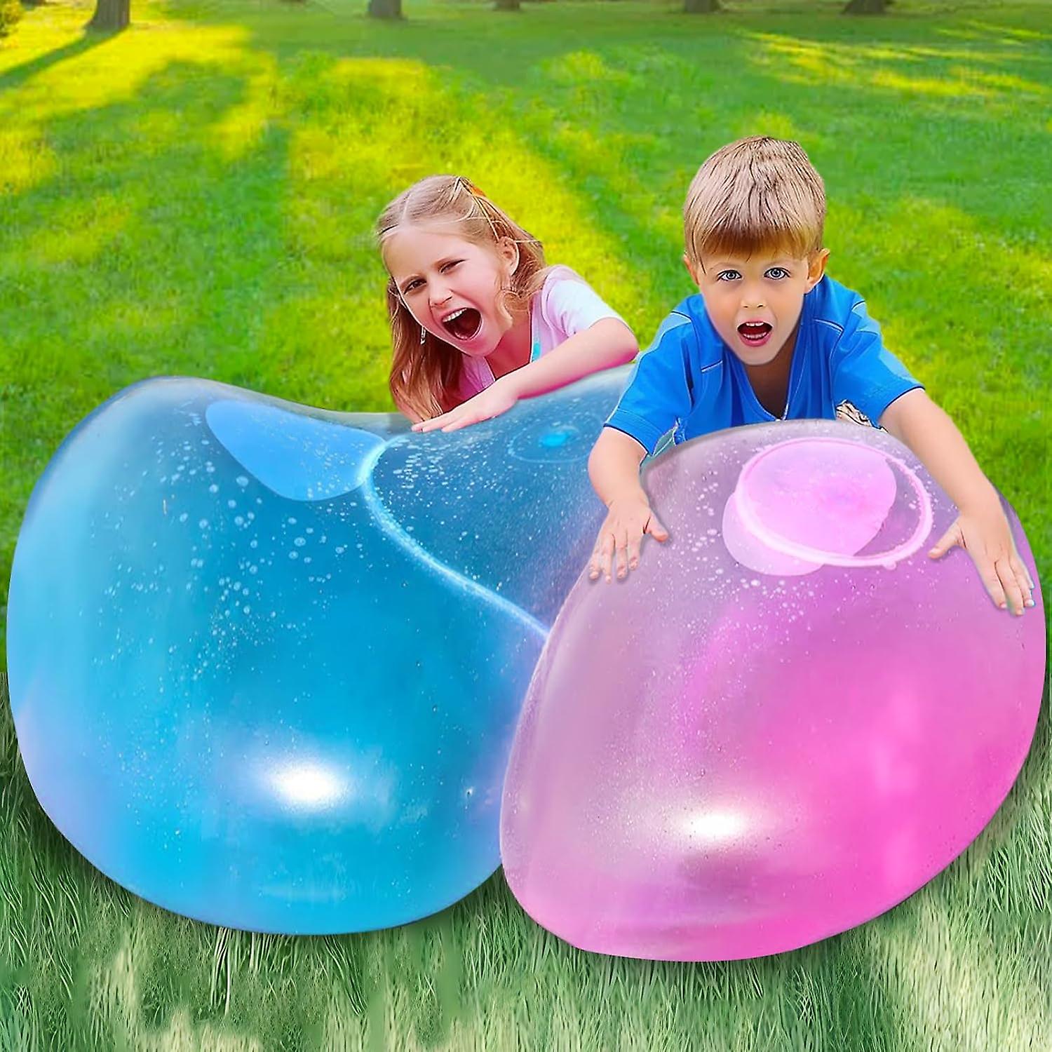 Giant Bubble Ball - Reusable Inflatable Water Balloon for Toddlers, Kids' Outdoor Toy for Yard Games and Summer Fun