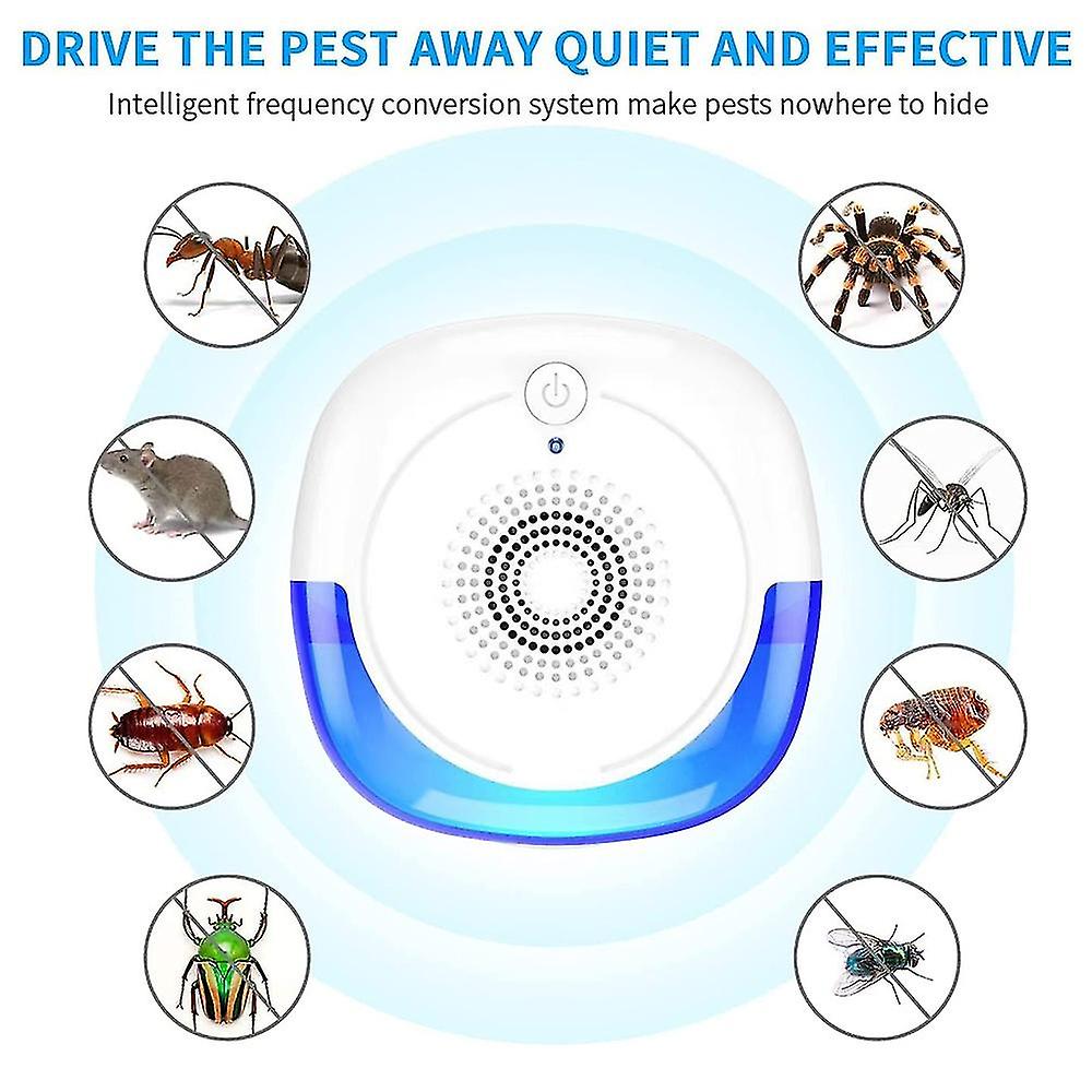 Eco-Friendly Ultrasonic Pest Repeller - Home Device for Cockroaches, Mites, Mice, and Mosquitoes