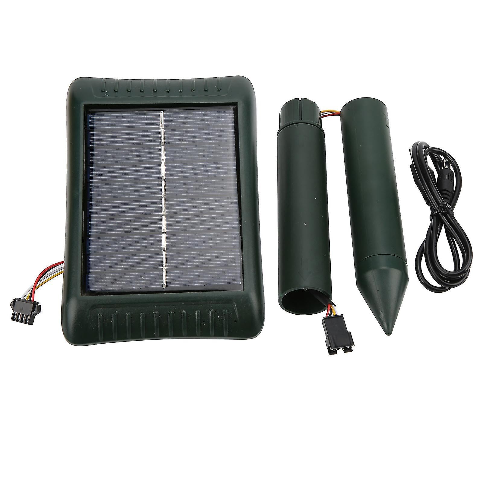 Ultrasonic Snake Repeller - Solar-Powered Waterproof Multi-Frequency Rodent Repellent