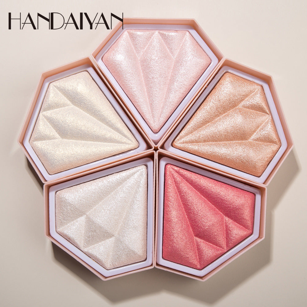 HANDAIYAN Diamond Highlighter Powder - Skin Brightening Contour & Nose Shading, Black Friday Sale