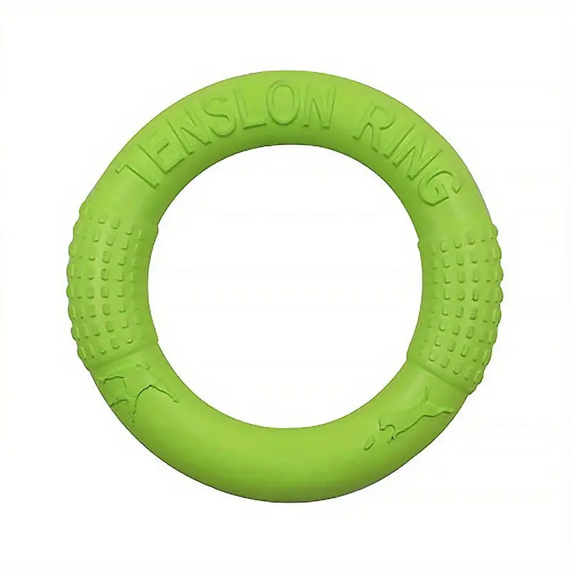 EVA Pet Toy - Tug Ring & Frisbee for Dogs, Training Disc for Improved Agility and Obedience