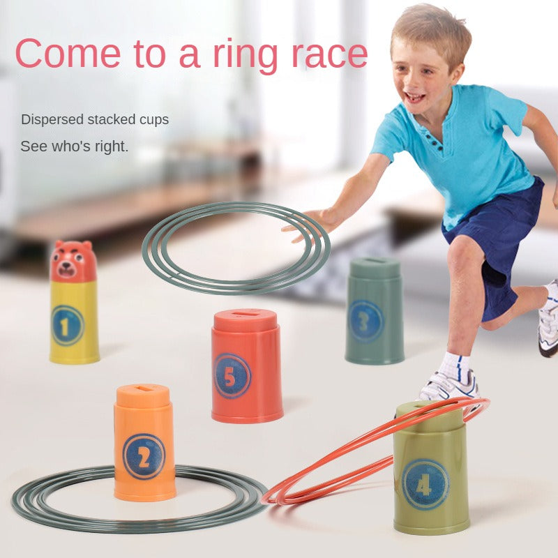 Children's Ring Toss Game Set - Fun and Active Sports Activity Toy