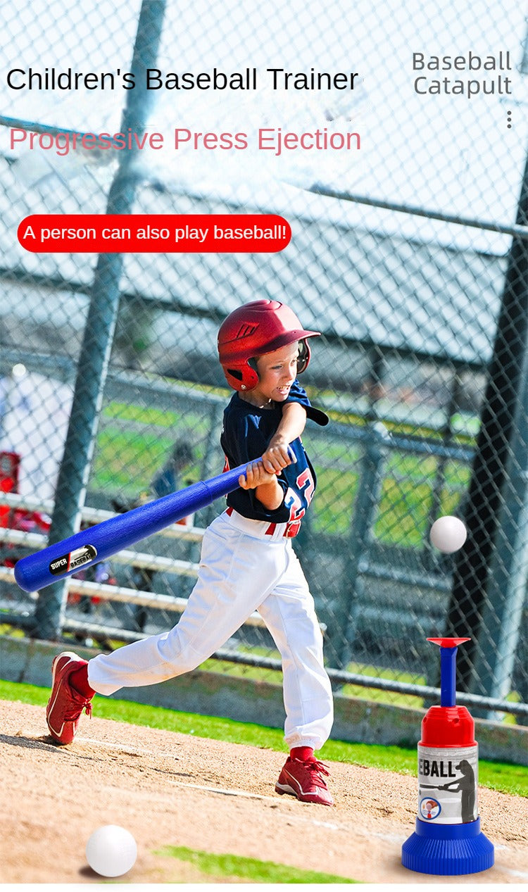 Children's Baseball Training Toy - Indoor/Outdoor Sports Pitching Machine for Boys