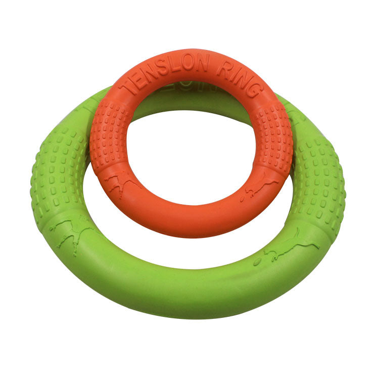 EVA Pet Toy - Tug Ring & Frisbee for Dogs, Training Disc for Improved Agility and Obedience