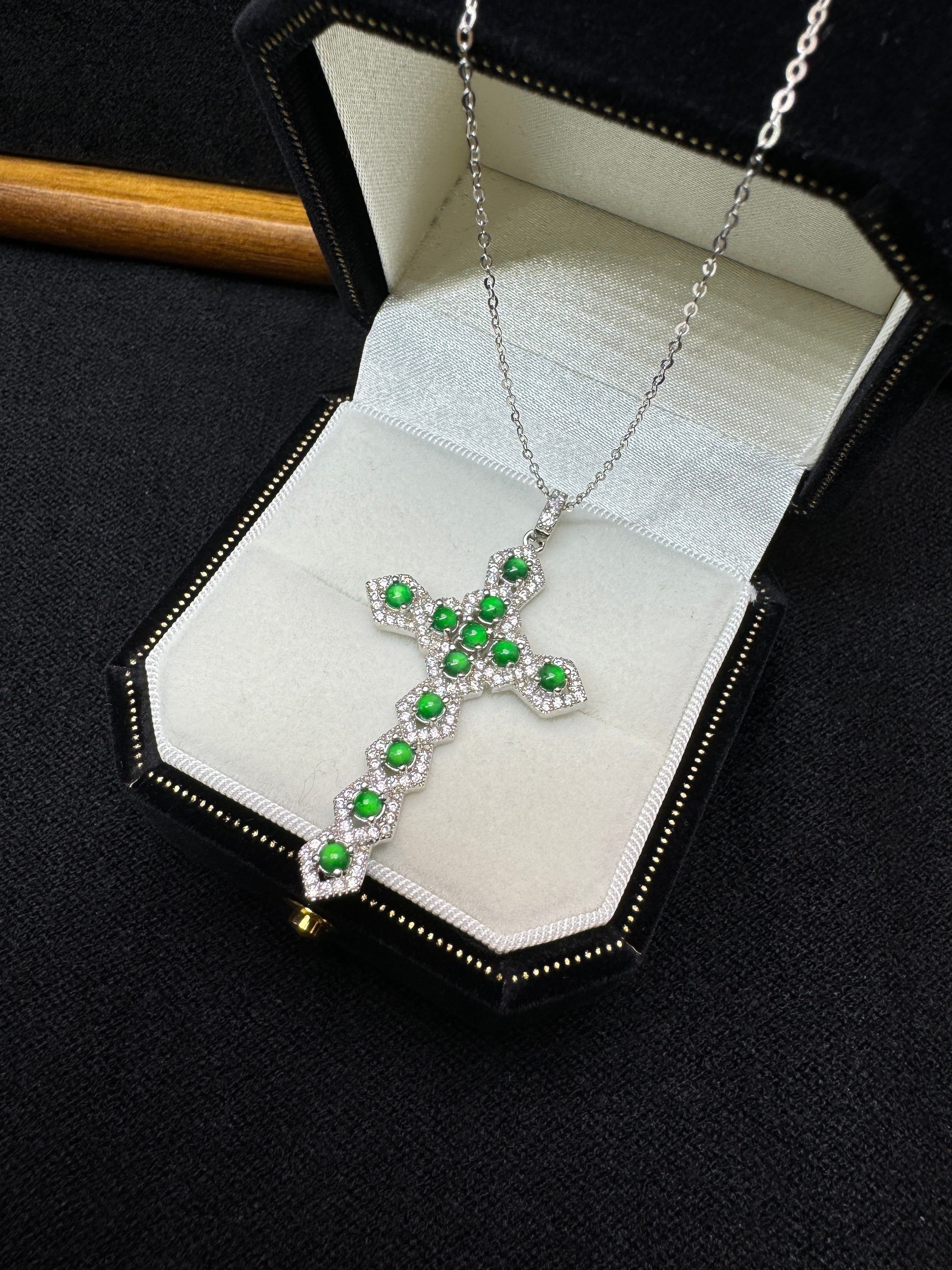 Diamond Cross Pendant Necklace