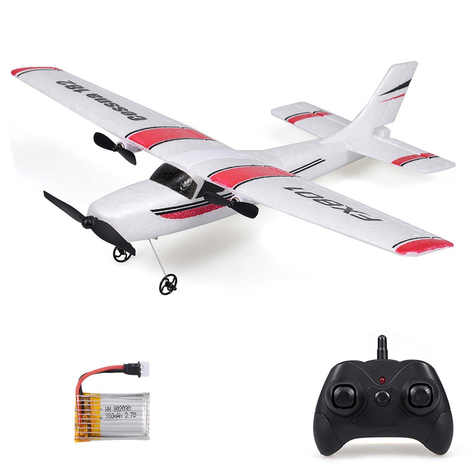 FX801 Fighter Jet RC Airplane - Dual-Channel Fixed-Wing Glider with Remote Control, Foam Aircraft Toy