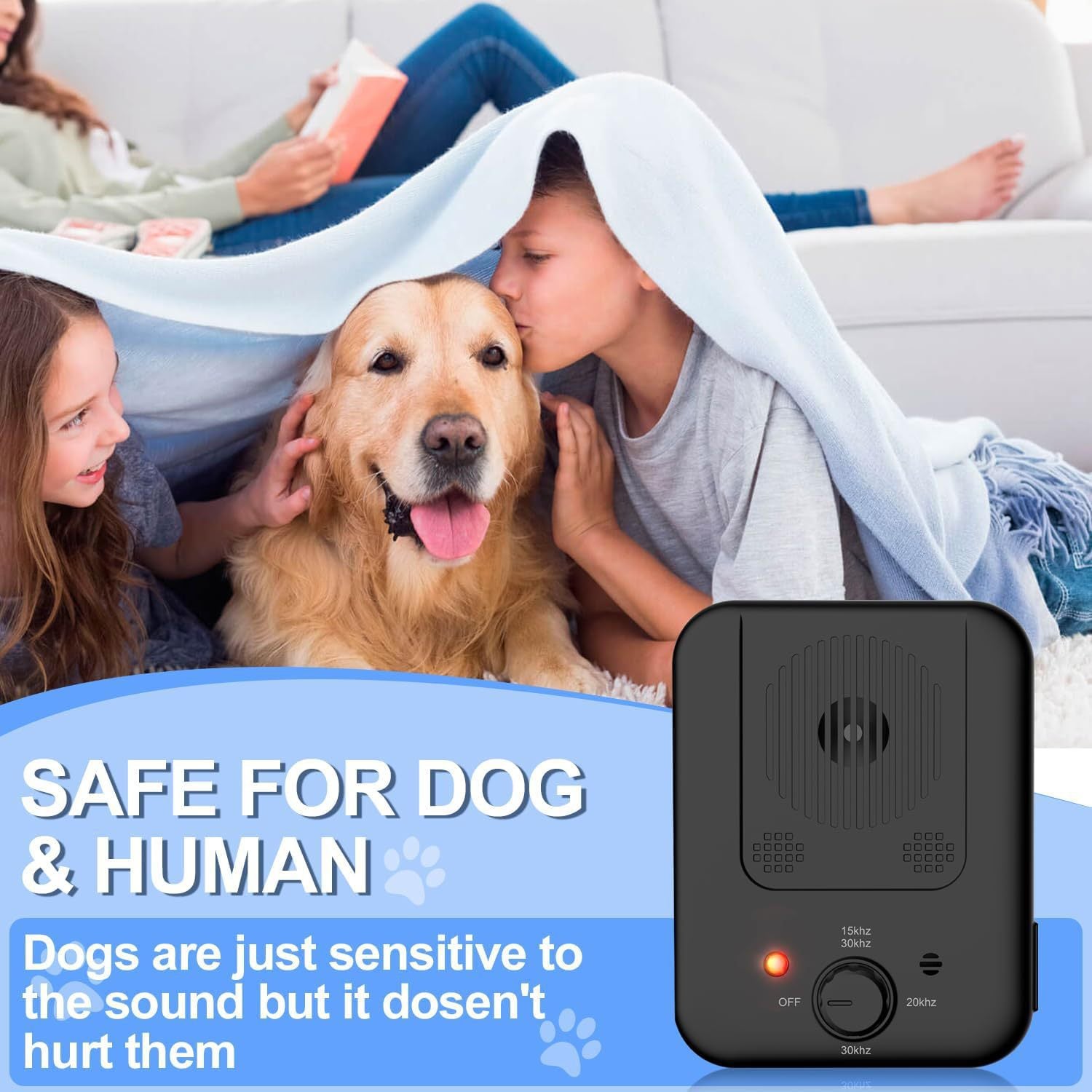 Outdoor Automatic Ultrasonic Dog Bark Control - Dog Repeller and Training Device