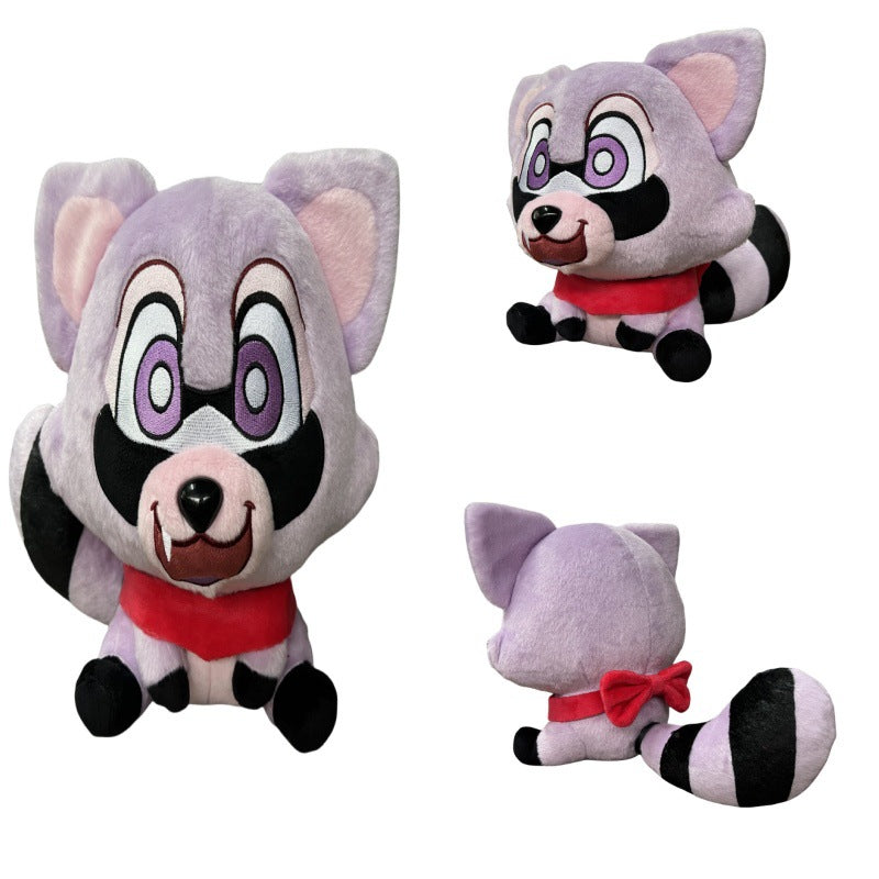 Indigo Park Game Indigo Park Doll Cute Purple Raccoon Plush Toy