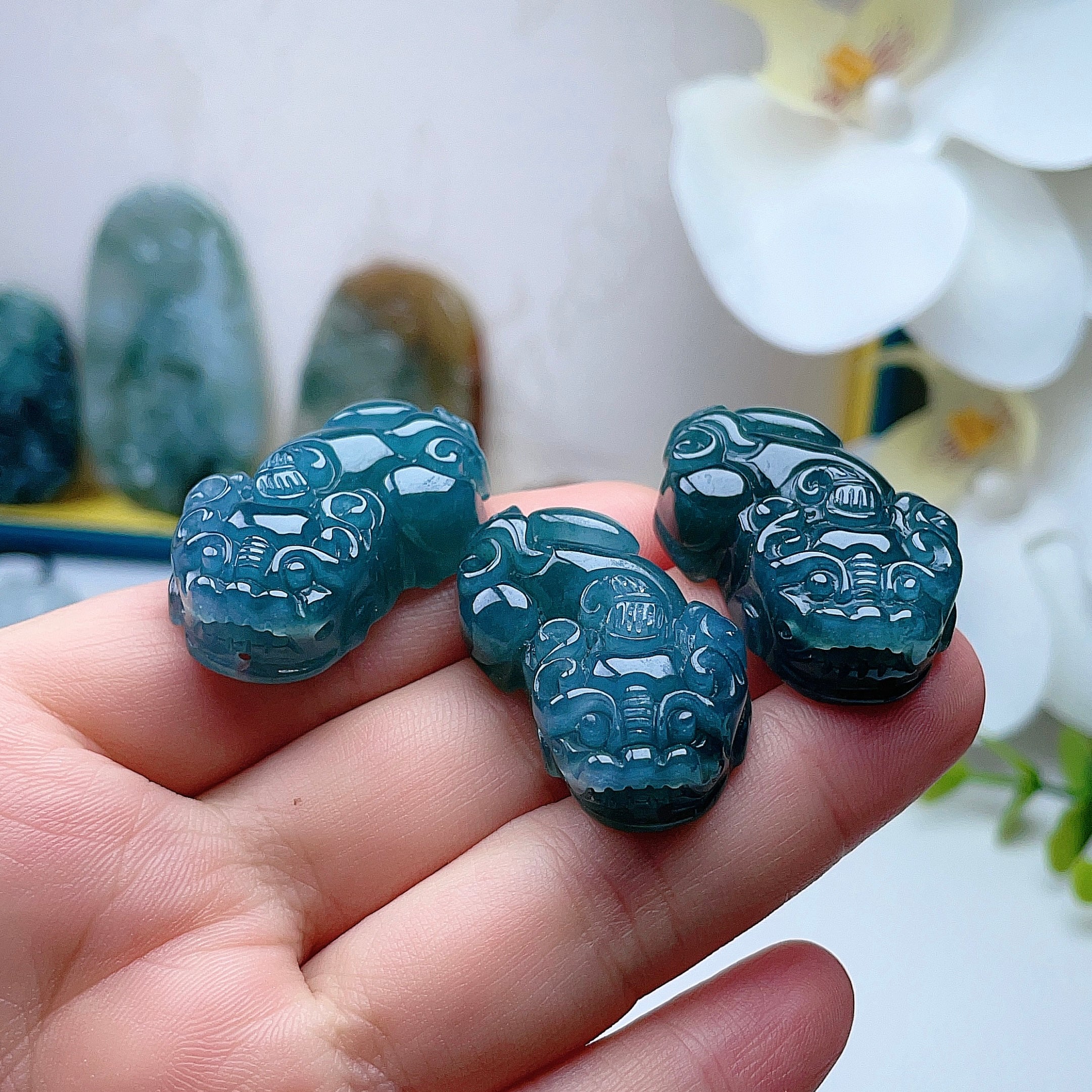 Natural Jade Pixiu Pendant