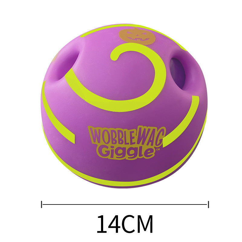 Pet Toy Ball for Medium to Large Dogs - Interactive Chew, Treat Dispensing, and Squeaky Toy