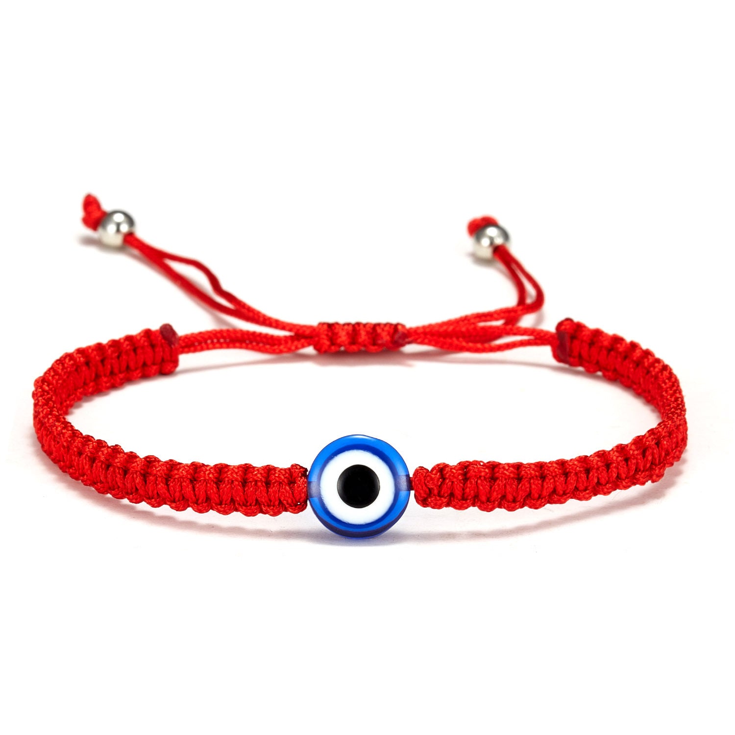 Evil Eye Seven Knot Red String Protection Bracelet