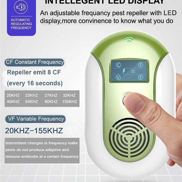 Ultrasonic Pest Repeller - Smart Electronic Device for Mosquitoes, Mice, Insects, Flies, and Cockroaches