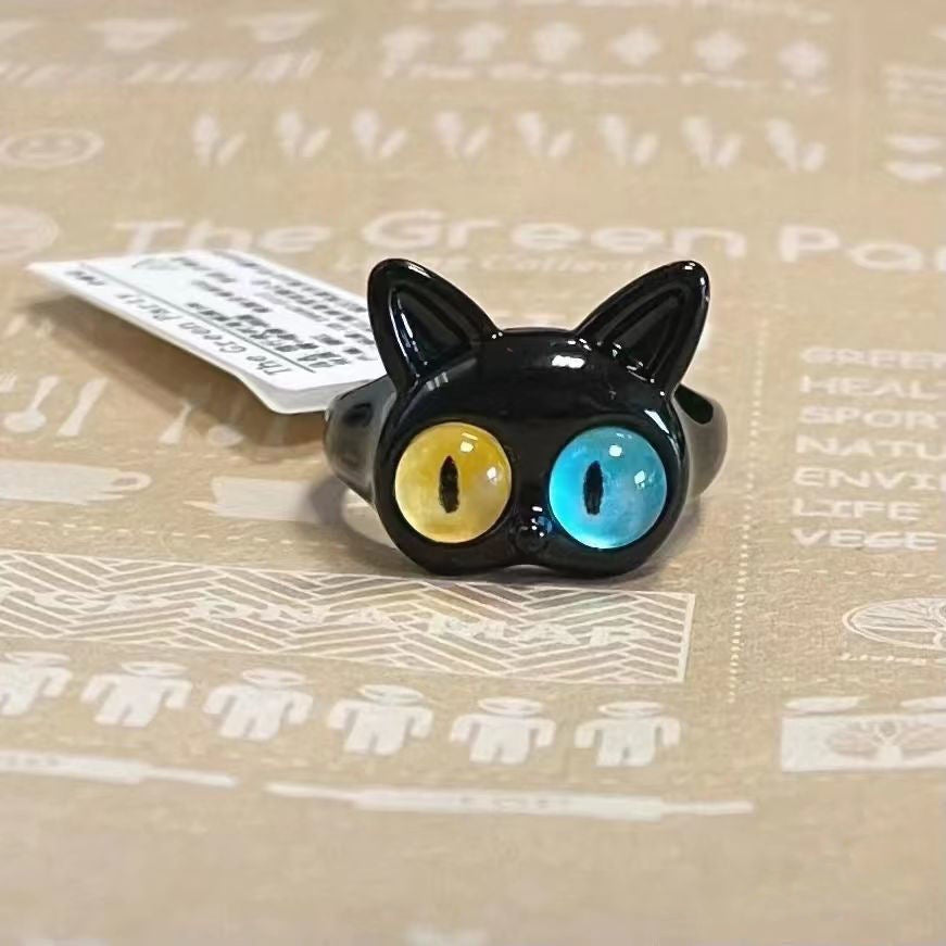 Cute Monster Ring Collection - Unique and Playful One-Eyed Monster Adjustable Rings