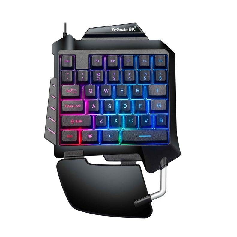 Viper G92 Single-Handed Gaming Keyboard - Gun God Throne Left-Hand Mechanical Gaming Keypad