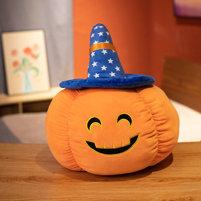 Funny Halloween Pumpkin Pillow Doll