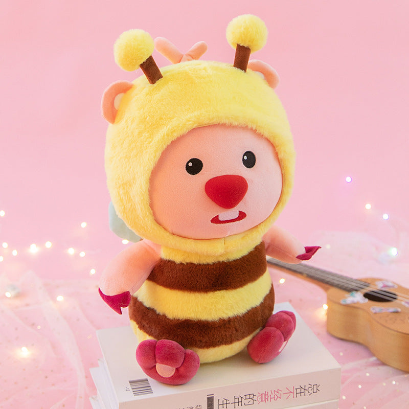 Transforming Little Bear Plush Toy - Lili Teddy Bear with Removable Hat, Perfect Birthday Gift