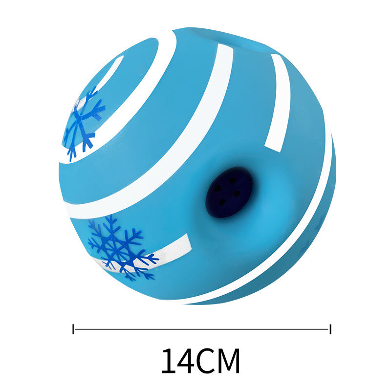 Pet Toy Ball for Medium to Large Dogs - Interactive Chew, Treat Dispensing, and Squeaky Toy