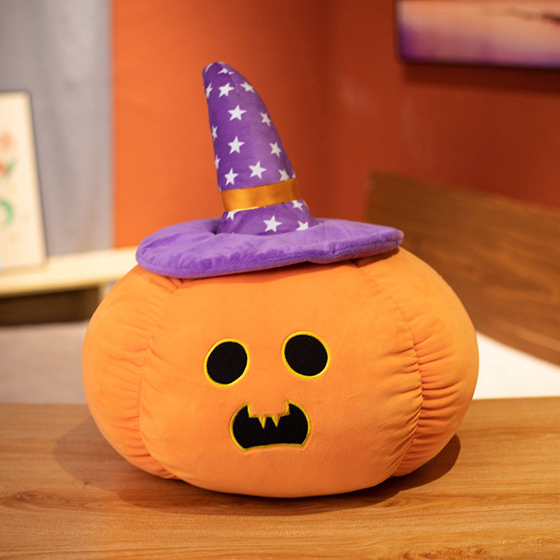 Funny Halloween Pumpkin Pillow Doll