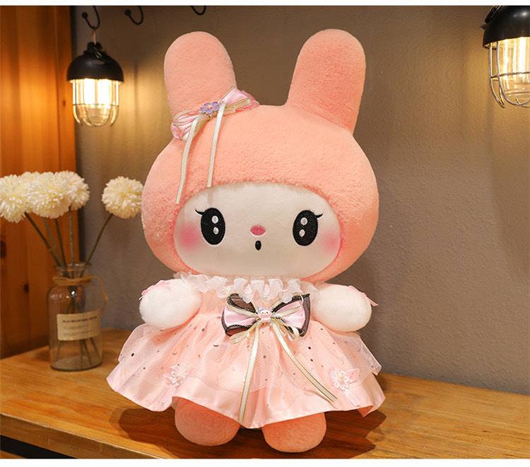 Sanrio Strawberry Kuromi, Princess My Melody, and Cinnamoroll Plush Toys - Multiple Styles and Sizes