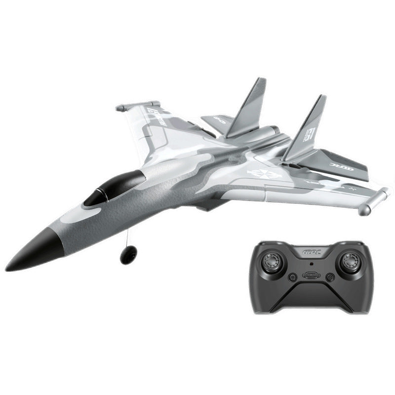 SU-35 Fighter Jet RC Airplane - Dual-Channel Fixed-Wing Glider with Remote Control, Foam Aircraft Toy