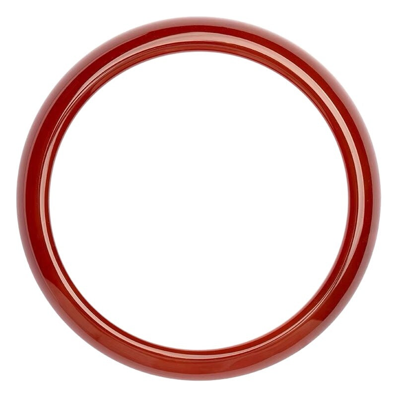 Natural Red Agate Bangle