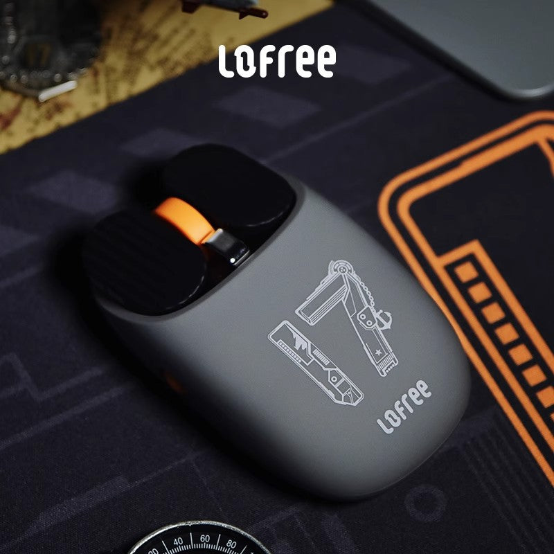 Lofree Shandong Ship Color Mechanical Keyboard and Mouse Set - Wireless Bluetooth Tea Switch Keyboard for Laptops