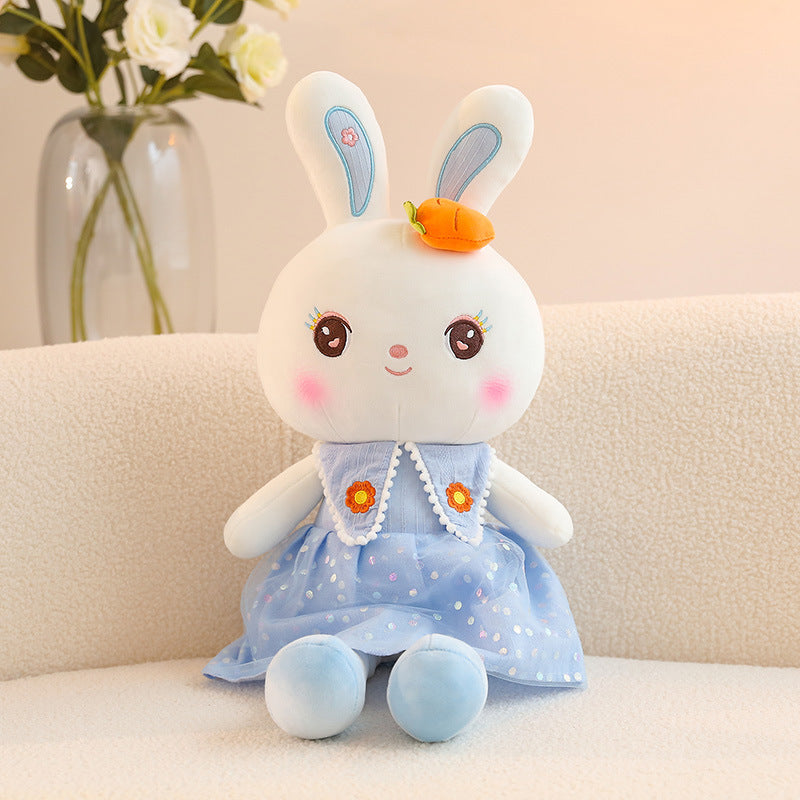 Sweetheart Bunny Plush Toy - Cute White Rabbit Stuffed Animal in 3 Colors