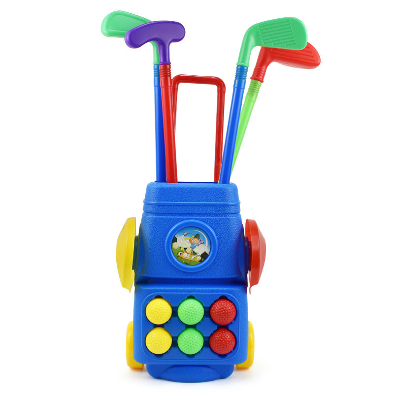 Children's Golf Club Set Toy - Indoor and Outdoor Sports Equipment for Parent-Child Interaction